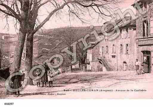 Ville de SALLESCURAN, carte postale ancienne