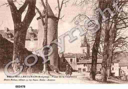 Ville de SALLESCURAN, carte postale ancienne