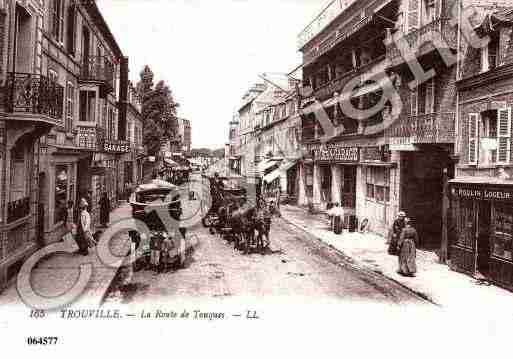 Ville de TROUVILLESURMER, carte postale ancienne