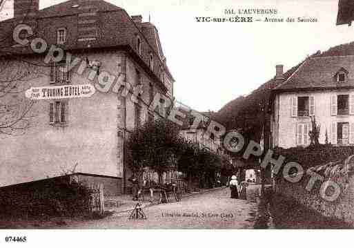 Ville de VICSURCERE, carte postale ancienne