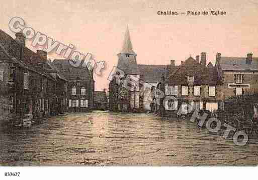 Ville de CHAILLAC, carte postale ancienne