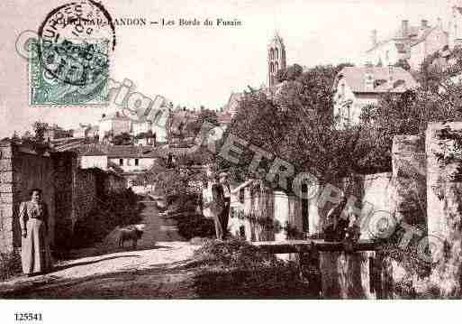 Ville de CHATEAULANDON, carte postale ancienne
