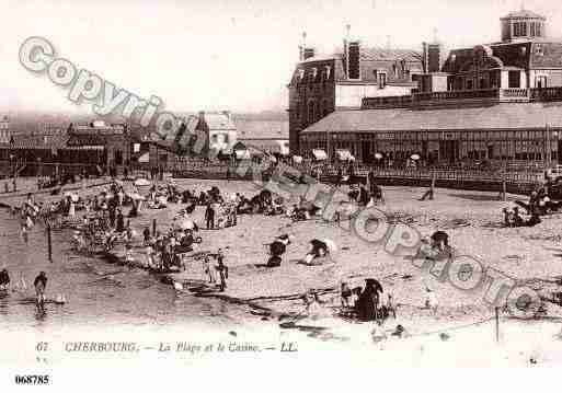 Ville de CHERBOURG, carte postale ancienne