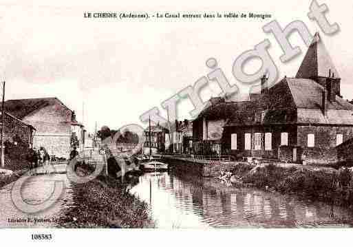Ville de CHESNE(LE), carte postale ancienne