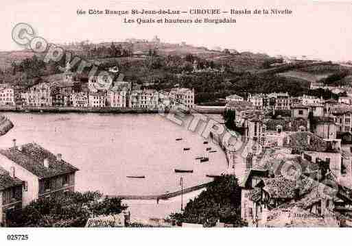 Ville de CIBOURE, carte postale ancienne