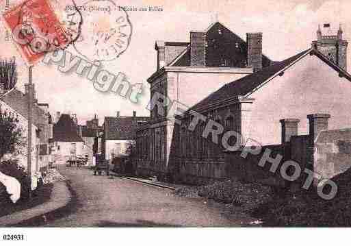 Ville de DONZY, carte postale ancienne