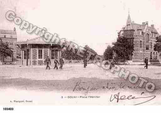 Ville de DOUAI, carte postale ancienne