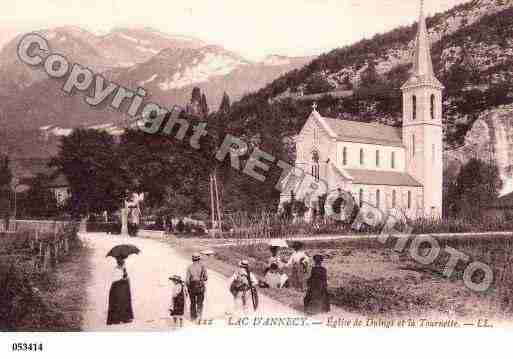 Ville de DUINGT, carte postale ancienne