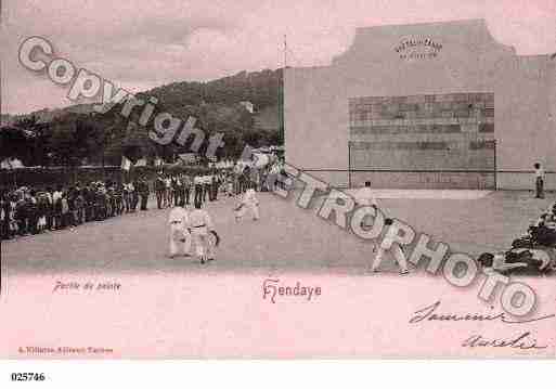 Ville de HENDAYE, carte postale ancienne