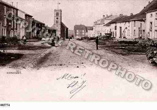 Ville de HUSSIGNYGODBRANGE, carte postale ancienne