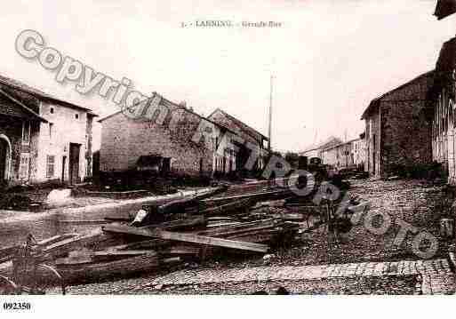 Ville de LANING, carte postale ancienne