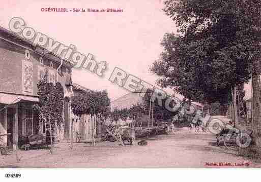 Ville de OGEVILLER, carte postale ancienne