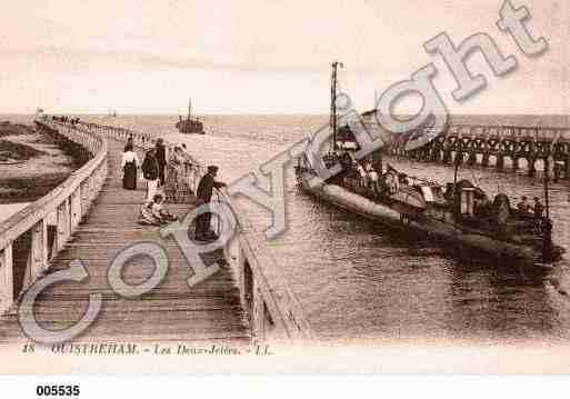 Ville de OUISTREHAM, carte postale ancienne