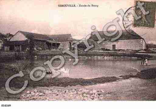 Ville de POINVILLE, carte postale ancienne