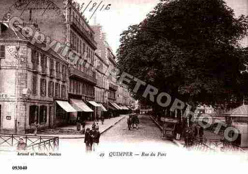 Ville de QUIMPER, carte postale ancienne