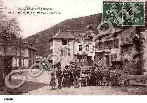 Ville de SAINTCHAMANT, carte postale ancienne