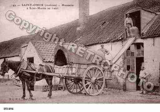 Ville de SAINTMARTINAULAERT, carte postale ancienne