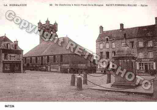 Ville de SAINTPIERREEGLISE, carte postale ancienne