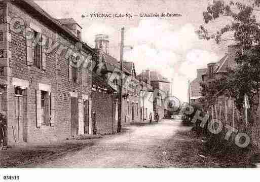 Ville de YVIGNAC, carte postale ancienne