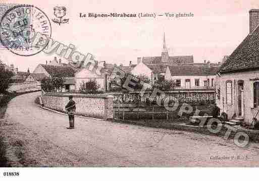 Ville de BIGNONMIRABEAU, carte postale ancienne