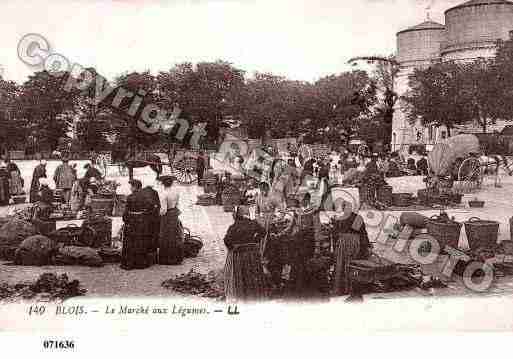 Ville de BLOIS, carte postale ancienne