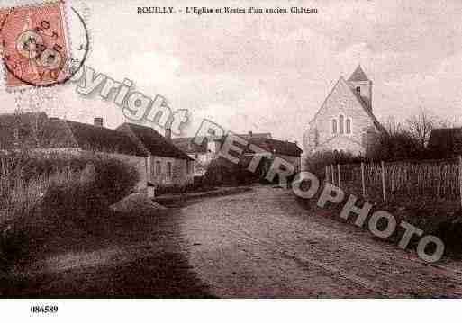 Ville de BOUILLY, carte postale ancienne