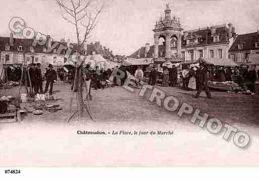 Ville de CHATEAUDUN, carte postale ancienne