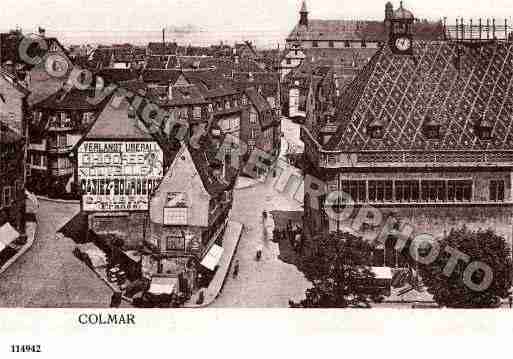 Ville de COLMAR, carte postale ancienne