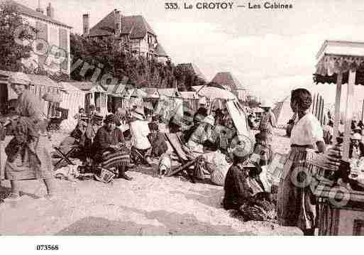 Ville de CROTOY(LE), carte postale ancienne