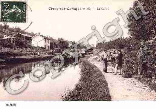 Ville de CROUYSUROURCQ, carte postale ancienne