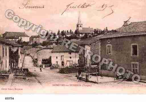 Ville de DOMEVRESURDURBION, carte postale ancienne