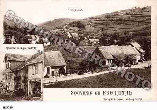 Ville de FROHMUHL, carte postale ancienne