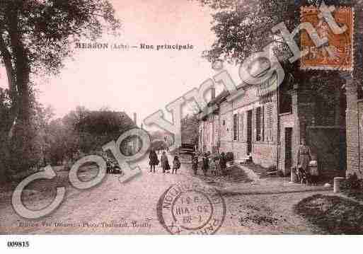 Ville de MESSON, carte postale ancienne