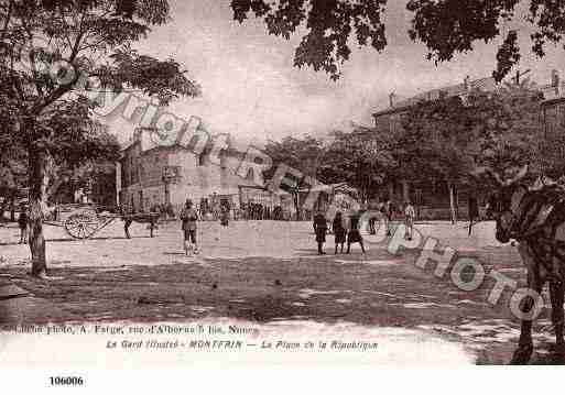 Ville de MONTFRIN, carte postale ancienne