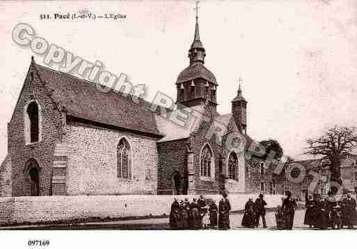 Ville de PACE, carte postale ancienne