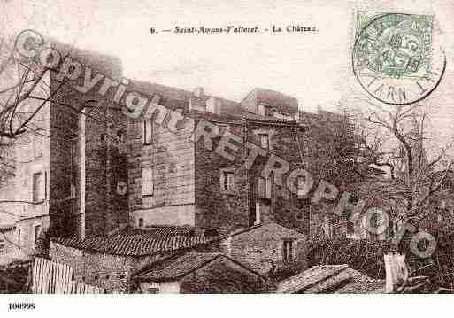 Ville de SAINTAMANSVALTORET, carte postale ancienne