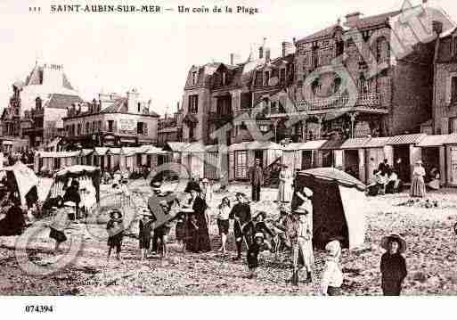 Ville de SAINTAUBINSURMER, carte postale ancienne