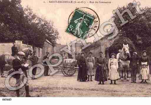 Ville de SAINTESCOBILLE, carte postale ancienne