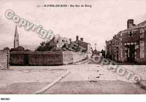 Ville de SAINTPAULDUBOIS, carte postale ancienne