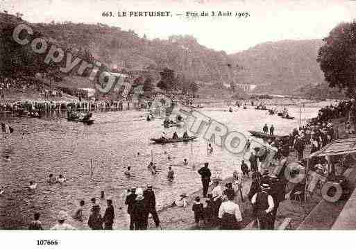 Ville de UNIEUX, carte postale ancienne