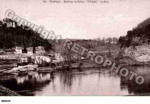 Ville de VITRAC, carte postale ancienne