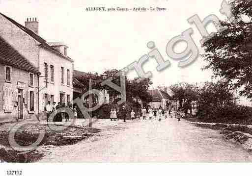 Ville de ALLIGNYCOSNE, carte postale ancienne