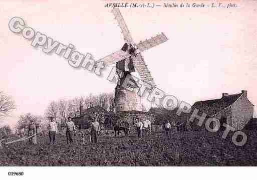 Ville de AVRILLE, carte postale ancienne