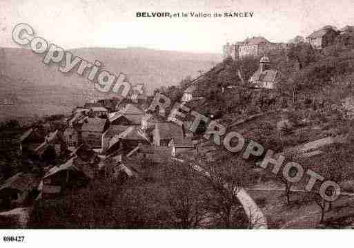 Ville de BELVOIR, carte postale ancienne