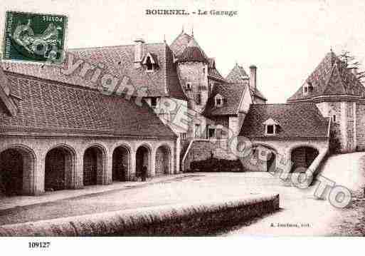 Ville de BOURNEL, carte postale ancienne