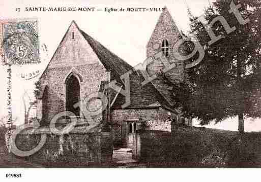 Ville de BOUTTEVILLE, carte postale ancienne
