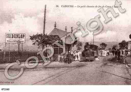 Ville de CABOURG, carte postale ancienne