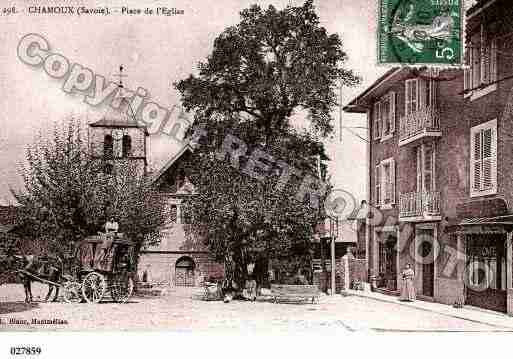Ville de CHAMOUXSURGELON, carte postale ancienne