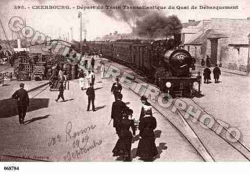 Ville de CHERBOURG, carte postale ancienne