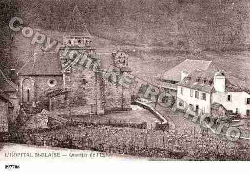 Ville de HOPITALSAINTBLAISE, carte postale ancienne